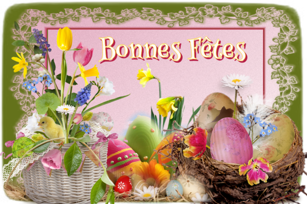 Bonnes fêtes de Pâques Lisiane